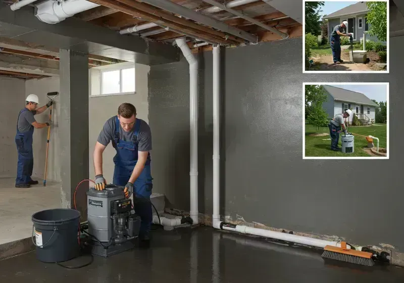 Basement Waterproofing and Flood Prevention process in Hampton, AR